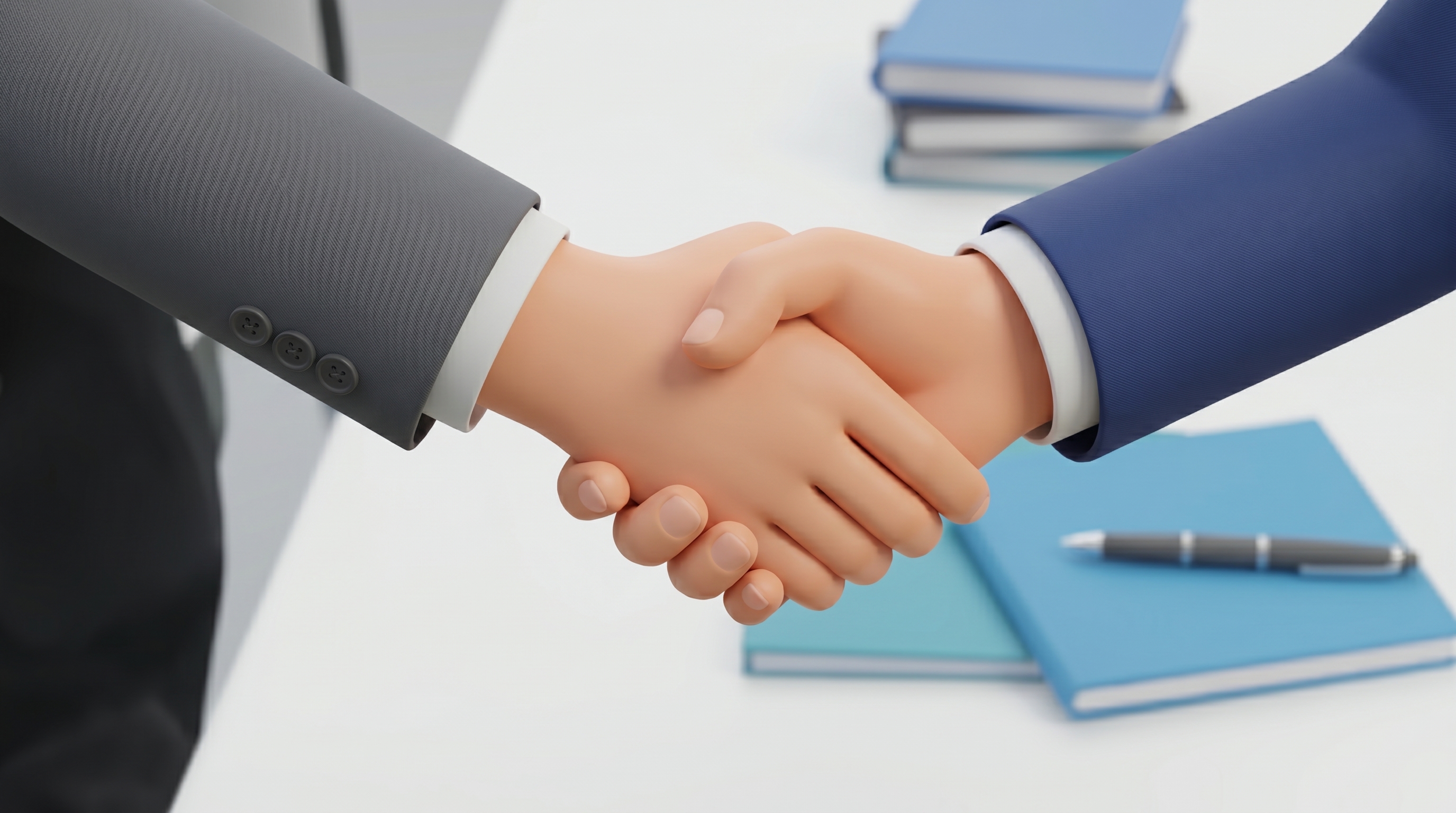 Small business owner reviewing paperwork